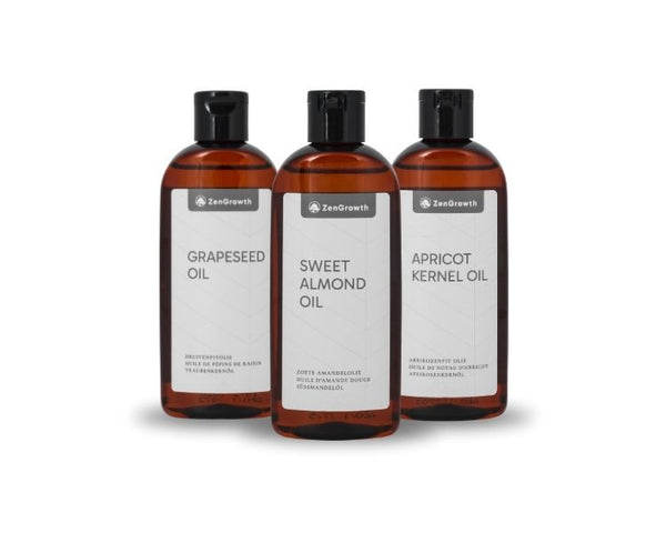 ZenGrowth Coffret de trois huiles 100 % naturelles 150 ml