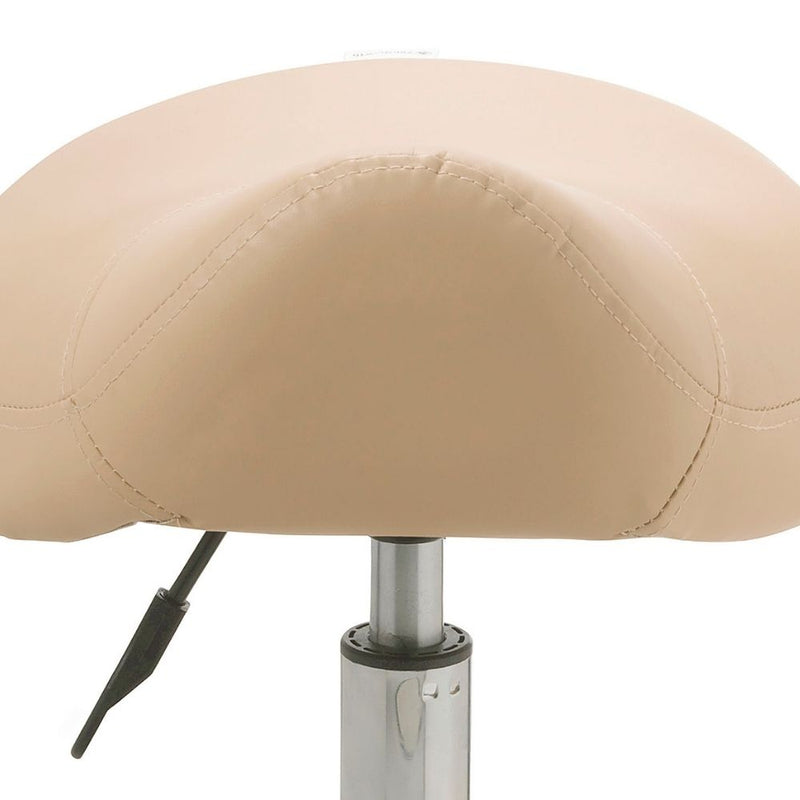 ZenGrowth Tabouret selle beige avec structure en plastique