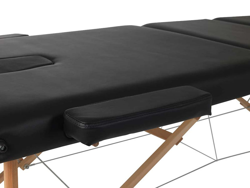 ZENGROWTH Table de massage pliante Economy Liftback Noir